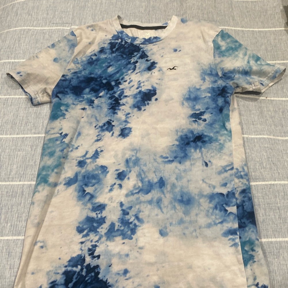 “Hollister Blue Tie Dyed Shirt”